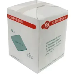 Noba Mullkompressen Kompressen 8-lagig 100 Stück 10 x 10 cm von NOBAMED
