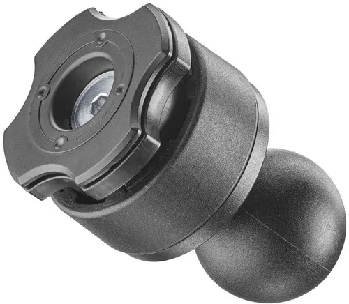 Interphone Quiklox RAM Adapter, schwarz für Frauen - Zubehör für Navigationssysteme, hochwiderstandsfähig und flexibel für die Nutzung von Smartphones im Hoch- und Querformat.