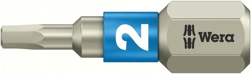 Bit Rostfrei 1/4 Din 3126 C6,3 Innensechskant 2x25mm Wera