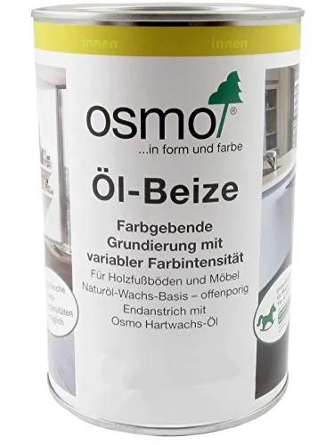 Produktbild Osmo Holz und Color Öl-Beize (1,00 Liter, 3501 Weiß)