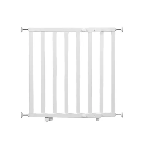 roba Türschutzgitter zum Klemmen, weiß, 62-105cm - Kindersicherungen: Flexibles Tür- und Treppenschutzgitter, einfach ohne Bohren zu montieren, bietet Sicherheit für Kinder und Haustiere.