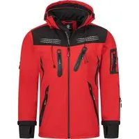 Rock Creek Softshelljacke Rot - Modische Softshelljacke für sportliche Outfits, schützt zuverlässig vor Wind und Regen. Ideal für coole Street-Styles und kombiniert mit Fleecejacken und Windbreakern für jede Wetterlage.