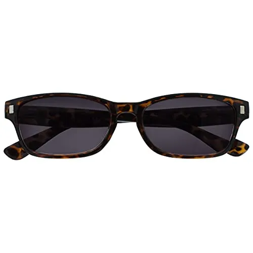 The Reading Glasses Company Die Lesebrille Unternehmen Braune Schildpatt Sonnen-Leser UV400 Herren Frauen S10-2 +1,00