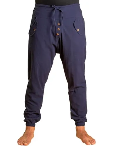 PANASIAM Yogipants 01, Baumwolle, dunkelblau, S von PANASIAM