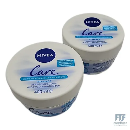 Nivea Care Creme für Gesicht und Körper, intensive Ernährung, 2 Stück