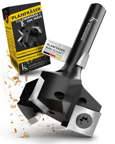 Kasper Solutions® Wendeplattenfräser 8mm und 12mm Schaft von Kasper Solutions®