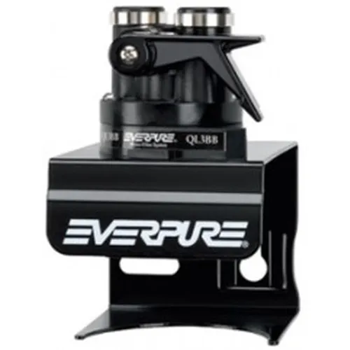 Everpure Filterkopf QL3BB - Sanitärinstallation für Eiswürfelmaschinen, inklusive Wandmontage und einfacher Patroneinsetzung für optimale Wasserqualität.