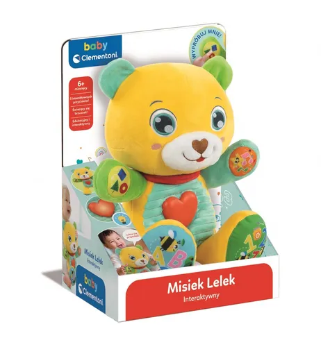 Miś interaktywny Lelek CLEMENTONI 50939 CLM CLEMENTONI 8005125509393