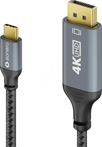 SON SPC-V200-010 - Adapterkabel USB Type-C > DP, 4K@60 Hz, 1,0 m