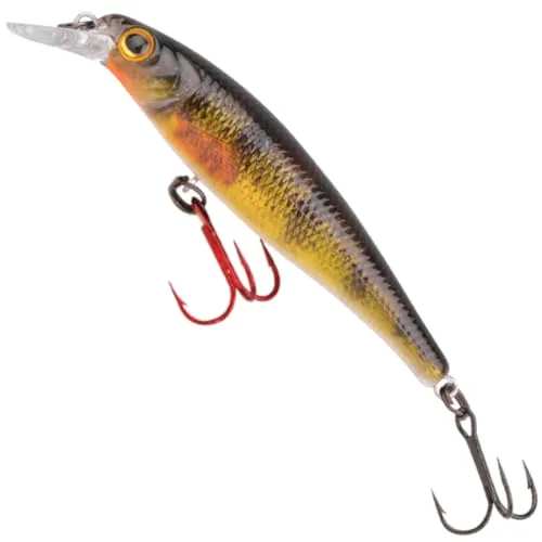 Spro Kunstköder zum Spinnfischen auf Hechte, Zander & Barsche Ikiru Silent Jerk 9,5cm 15g, Farbe:Perch