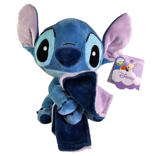 Stitch Plüschtier von Disney 22cm mit Kuscheldecke