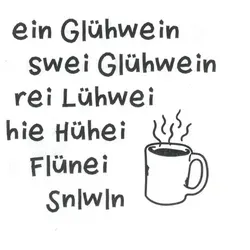 Home Fashion® Glühwein Lunch-Servietten 33x33 cm, 20 Stück - 3-lagige Lunch-Servietten im Viertelfalz mit ansprechendem Glühwein-Design, FSC-zertifiziertes Tissue für umweltbewussten Genuss.