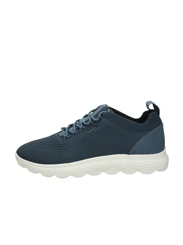 Geox Herren Sneaker U15BYA 0005Z C4005 - Blau, Größe 42 - Halbschuhe mit Spherica™ Technologie für höchsten Komfort, Atmungsaktivität und eine ultra-dämpfende Sohle, ideal für Großstädter in Bewegung.