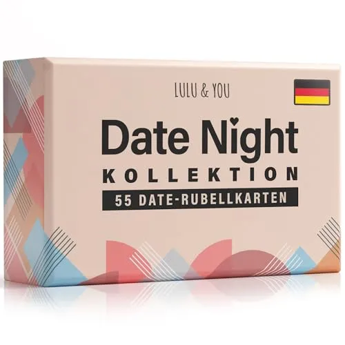 Lulu & You 55 Rubbelkarten für Paare – Kreative Ideen für Date Nights – Romantisches Geschenk für Paare – Überraschende Date Night Cards als gemeinsame Zeit Geschenk