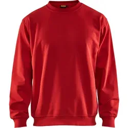 Pullover 3340 von Blakläder - Komfortabel und Robust in Rot XXXL - Arbeits- & Schutzkleidung - Hochwertiger Pullover aus 100% Baumwolle, ideal für jeden Anlass mit verstärkten Nähten für Langlebigkeit und optimalem Tragekomfort.