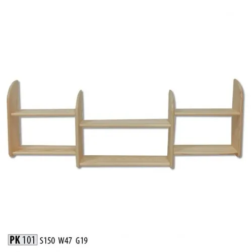 Bücherregal aus massivem Kiefernholz 150 x 19 x 47 cm - Vielseitiges Regal aus echtem Holz, ideal für jedes Zimmer. Mit 6 Fächern bietet es ausreichend Platz für Bücher und Dekoration. Perfekt für einen klassischen Look in Ihrem Zuhause.