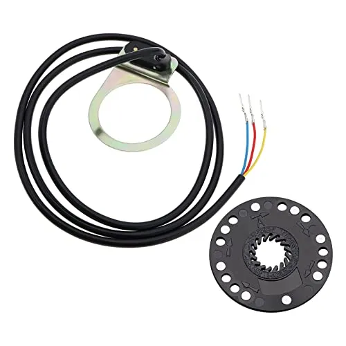 ECSiNG 8 Magnete, Pulsunterstützungssystem, Geschwindigkeitssensor mit 3-poligem Stecker, 90 cm, Kabel für Elektrofahrräder, E-Bike, Mountainbike, PAS, Elektrofahrräder, Zubehör