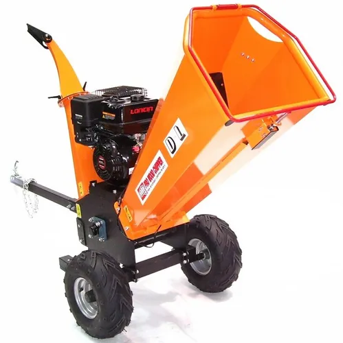 Benzin Häcksler Schredder 55754 - Leistungsstarker Gartenhäcksler - Häcksler mit 15 PS und 120 mm Schnittdurchmesser, ideal für effizientes Zerkleinern von Gartenabfällen und Ästen.