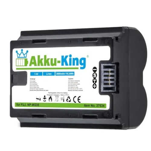 Akku kompatibel mit Fuji NP-W235 - Li-Ion 2600mAh - für X-T4
