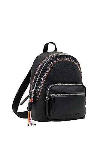 Desigual Women's Back_RIGOBERTA Mombasa MI, Black in schwarz von Desigual