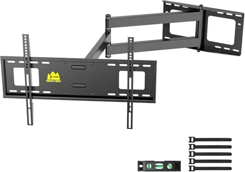 FORGING MOUNT TV Wandhalterung mit 1090 mm TV Wandhalterung Langer arm für 37-80 Zoll LCD/LED/OLED Flachbildschirme bis 50kg, Neigbar, Schwenk,Drehbar, TV Halterung, Max VESA 600 x 400mm