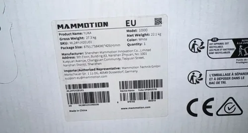 Mammotion Yuka 1000 – Kabelloser Mähroboter mit 3D Vision