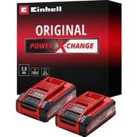 Einhell 3 Ah Power X-Change Plus Akku - 18 V Li-Ion für alle PXC-Geräte - Akkus – Universell einsetzbarer 18 V Akku mit PLUS-Technologie für extra Power und keine Selbstentladung, ideal für Garten und Werkstatt.