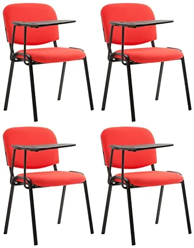 CLP 4er Set Stuhl Ken Mit Klapptisch in rot von CLP