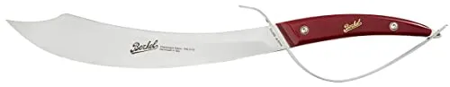 Van Berkel Champagner Sebel-Sabrage Serie | Klingenlänge: 45 cm | Griff: Rot, Edelstahl rostfrei, Harz, Mehrfarbig