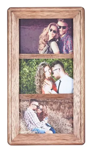 Levandeo® Bilderrahmen Collage für 3 Fotos 10x15 von Levandeo