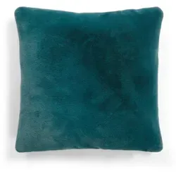 Essenza Fellkissen Furry, Blau, 50x50 cm - Kissen aus hochwertigem Textil mit kuscheligem Fell, Oeko-Tex® Standard 100 zertifiziert – ideal für eine gemütliche Wohnatmosphäre.