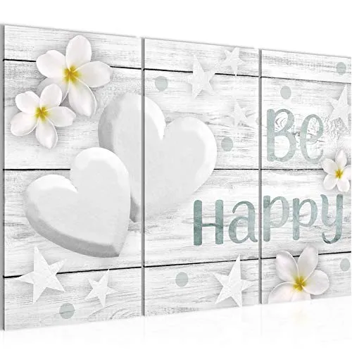 Runa Art Wandbilder Kaffee Küche Bild XXL Esszimmer Küchenbilder Grau Mit Sprüchen 120 x 80 cm 3 Teilig 020631a