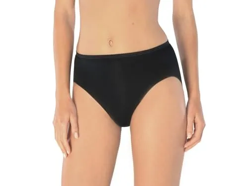 Schiesser Damen Slip 200809, Gr. 18 (XXL), Schwarz (000-schwarz)