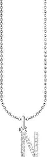 THOMAS SABO Halskette Buchstabe N aus 925 Sterling Silber von THOMAS SABO