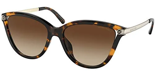 Michael Kors MK2139U Brille, Dark Havana/Brown Shaded, 54 Unisex-Erwachsene, Dark Havana/Brown Shaded, 54