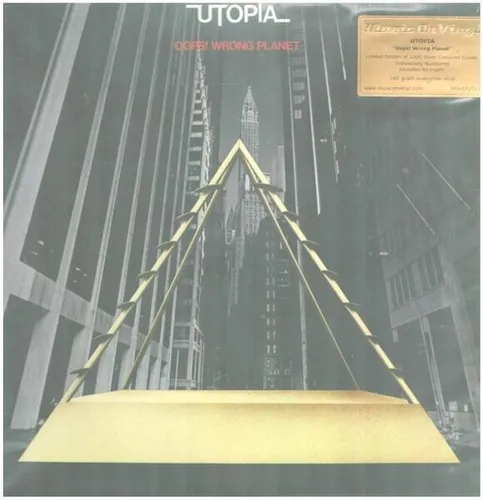 Utopia Oops! Wrong Planet STILL SEALED, SILVER, LTD, NUMBERED, 180G Vinyl LP
