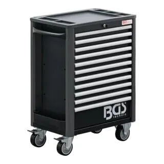 BGS Werkstattwagen mit 11 Schubladen - Hochwertiger Werkstattwagen mit 11 Schubladen für optimale Werkzeugorganisation, ideal für Profis und Hobby-Handwerker.