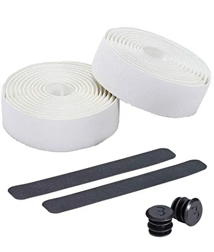 BBB Lenkerband Flexribbon Gel Weiss - Komfortabel und rutschfest - Lenkerbänder, Flexribbon Gel für optimalen Grip und Dämpfung, ideal für lange Fahrten und besseren Fahrkomfort.