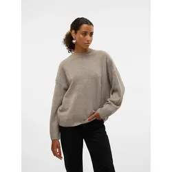 VMBOOM LS O-Neck Pullover GA NOOS - Eleganter O-Neck Pullover für Damen, figurbetont geschnitten aus weicher Pique-Qualität, ideal für lässige und schicke Anlässe.