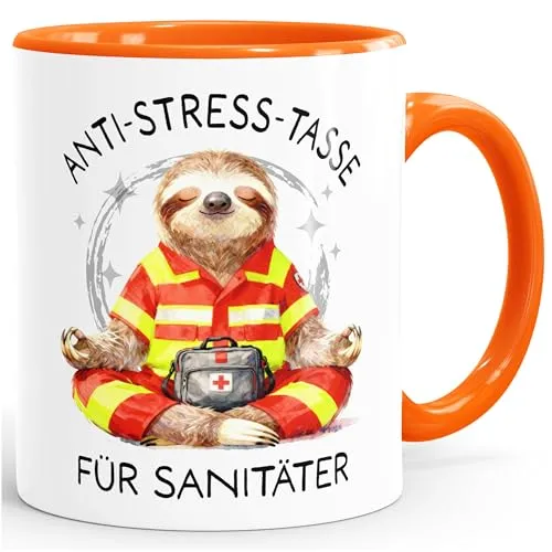 Kaffee- & Teebecher Orange von SpecialMe