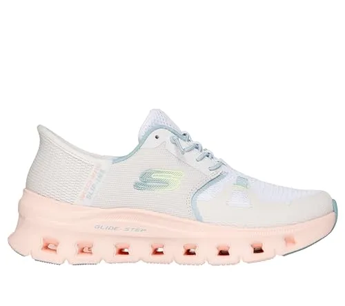 Skechers Damen Glide-Step Pro Sneaker, Multi, 37 EU - Damen-Sneaker mit luftgekühltem Memory-Schaum für höchsten Komfort, maschinenwaschbar und vegan.
