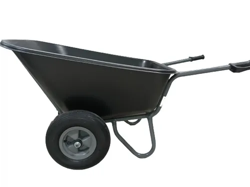 Schubkarre KELBERG 293L 2-Rad-Karre Futterkarre PP RAD 400-8 PP GRAU