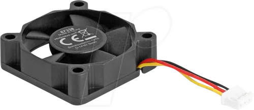 DELOCK 67338 - Axiallüfter 12 V DC, 35 x 35 x 10 mm schwarz