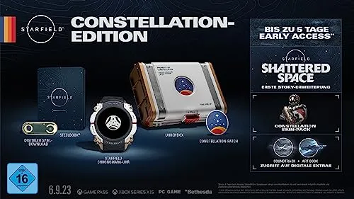 Starfield Constellation-Edition (Steam) PC - Rollenspiel für PC, gestalten Sie Ihre eigene intergalaktische Geschichte und entscheiden Sie, wer Sie sind. Ideal für Rollenspielfans!