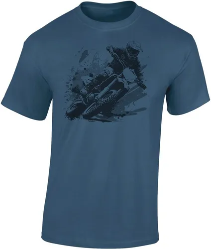 Baddery Print-Shirt Motocross T-Shirt: 
