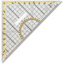 KOH Geo- Dreieck 45° 22 cm Lineal u Winkelmesser