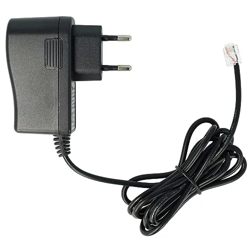 vhbw Netzteil kompatibel mit Agfeo ST45, ST45 IP, ST53 IP, ST56, STE40, STE56 Festnetz-Telefon, Haustelefon - 170 cm