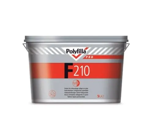 Produktbild Polyfilla Pro Leichte F210 Füllstoff, Weiß, Acryl, Paste, Reparaturfüllstoff, Füller, für Innenbereich, 1 kg