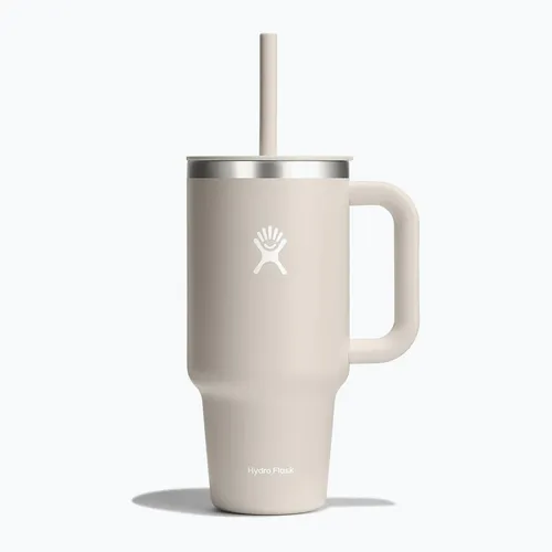 Hydroflask All Around Travel Tumbler 946 ml Oat - Thermobehälter für unterwegs, hält Getränke bis zu 12 Stunden heiß oder kalt und sorgt für optimalen Genuss bei jedem Abenteuer.