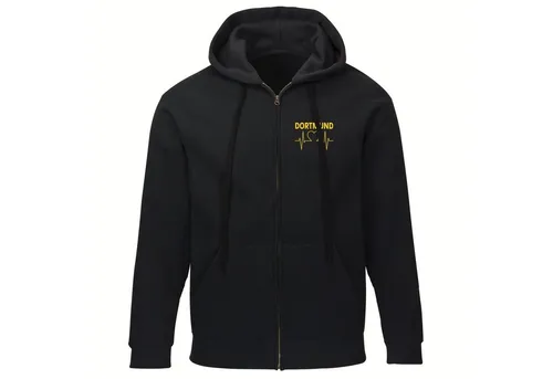 multifanshop Kapuzensweatjacke Dortmund - Herzschlag - Hochwertige Kapuzensweatjacke für Dortmund-Fans. Kuschelige Oberfläche, langlebiger Druck und optimaler Tragekomfort. Ideal als Geschenk oder für sich selbst!